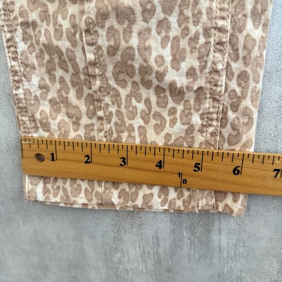 Anthropologie Pants Womens 27 The Wanderer Straight Ankle Utility Linen Blend - Picture 10 of 14